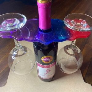 Wine glass holder